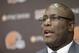 Ray Farmer replaces Michael Lombardi as Cleveland Browns general manager, the team announced on Tuesday.