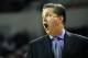 Kentucky basketball coach John Calipari shouts to his players in the second half of an NCAA college basketball game against Mississippi State in Starkville, Miss., Saturday, Feb. 8, 2014. No. 18 Kentucky won 69-59. (AP Photo/Rogelio V. Solis)