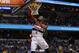 Nov 26, 2013; Washington, DC, USA; Washington Wizards point guard John Wall (2) dunks the ball against the Los Angeles Lakers in the first quarter at Verizon Center. Mandatory Credit: Geoff Burke-USA TODAY Sports