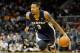 Feb 8, 2014; Atlanta, GA, USA; Memphis Grizzlies power forward James Johnson (3) drives to the basket against the Atlanta Hawks in the second quarter at Philips Arena. Mandatory Credit: Brett Davis-USA TODAY Sports