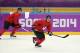 SOCHI, RUSSIA - FEBRUARY 10: (L-R) Chris Kunitz
