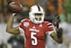 Louisville quarterback Teddy Bridgewater throws a pass during the first half of the Russell Athletic Bowl NCAA college football game against Miami in Orlando, Fla., Saturday, Dec. 28, 2013.(AP Photo/John Raoux)