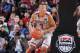 PORTLAND, OR - APRIL 20: Dante Exum #7 on the World Select Team drives against the USA Junior Select Team during the game on April 20, 2013 at the Rose Garden Arena in Portland, Oregon. NOTE TO USER: User expressly acknowledges and agrees that, by downloading and or using this photograph, User is consenting to the terms and conditions of the License Agreement. Mandatory Copyright Notice: Copyright 2012 (Photo by Sam Forencich)