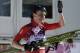 Poland's Justyna Kowalczyk celebrates after winning the women's 10K classical-style cross-country race at the 2014 Winter Olympics, Thursday, Feb. 13, 2014, in Krasnaya Polyana, Russia. (AP Photo/Gregorio Borgia)