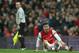 If looks could kill: Giroud reflects on another wasted opening at the Emirates on Wednesday night