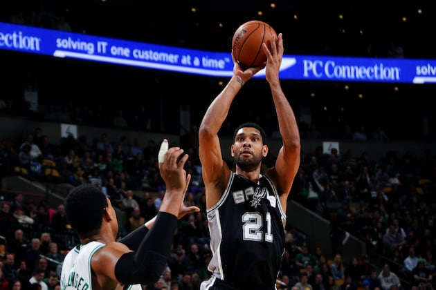 Tim Duncan's Upward Trend