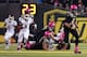 Oct 19, 2013; Eugene, OR, USA; Oregon Ducks quarterback Marcus Mariota (8) runs the ball for a touchdown against the Washington State Cougars int he first half at Autzen Stadium. Mandatory Credit: Scott Olmos-USA TODAY Sports