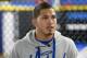 MILWAUKEE, WI - JANUARY 16: Anthony Pettis takes an interview during Media Day at Roufusport Mixed Martial Arts Academy on January 16, 2014 in Milwaukee, Wisconsin. (Photo by Mike McGinnis/Getty Images)