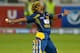 Sri Lanka bowler Lasith malinga, during the first T20 cricket match between Pakistan and Sri Lanka, at the DSC Cricket Stadium Dubai, United Arab Emirates, Wednesday, Dec. 11, 2013 (AP Photo/Ineke zondag)