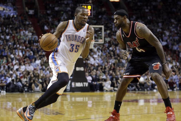 Can LeBron James Catch Kevin Durant During Home Stretch of 2014 NBA MVP Race?