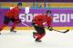 SOCHI, RUSSIA - FEBRUARY 10: (L-R) Chris Kunitz #14 and Sidney Crosby #87 of Team Canada practice on day three of the Sochi 2014 Winter Olympics at Bolshoy Arena on February 10, 2014 in Sochi, Russia. (Photo by Bruce Bennett/Getty Images)