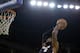Miami Heat's LeBron James lays up a shot against the Golden State Warriors during the first half of an NBA basketball game on Wednesday, Feb. 12, 2014, in Oakland, Calif. (AP Photo/Ben Margot)