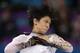 Yuzuru Hanyu of Japan competes in the men's free skate figure skating final at the Iceberg Skating Palace during the 2014 Winter Olympics, Friday, Feb. 14, 2014, in Sochi, Russia. (AP Photo/Ivan Sekretarev)