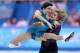 SOCHI, RUSSIA - FEBRUARY 09: Meryl Davis and Charlie White of the United States compete in the Team Ice Dance Free Dance during day two of the Sochi 2014 Winter Olympics at Iceberg Skating Palace onon February 9, 2014 in Sochi, Russia. (Photo by Matthew Stockman/Getty Images)