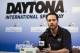 NASCAR driver Jimmie Johnson at a news conference at Sprint Cup auto racing testing at Daytona International Speedway in Daytona Beach, Fla., Thursday, Jan. 9, 2014.(AP Photo/John Raoux)