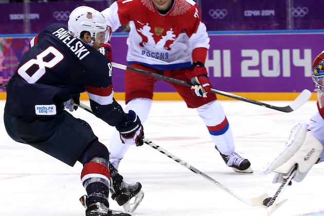 Pavelski's First Olympic Goal Helps USA to Win