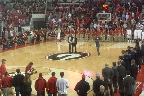 KCP Returns to UGA to Present Mark Fox with 200th Career Win Ball