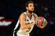 Feb 15, 2014; New Orleans, LA, USA; San Antonio Spurs guard Marco Belinelli (7) shoots during the 2014 NBA All Star three point contest at Smoothie King Center. Mandatory Credit: Bob Donnan-USA TODAY Sports