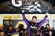 DAYTONA BEACH, FL - FEBRUARY 15: Denny Hamlin, driver of the #11 FedEx Express Toyota, celebrates in victory lane after winning the NASCAR Sprint Cup Series Sprint Unlimited at Daytona International Speedway on February 15, 2014 in Daytona Beach, Florida. (Photo by Tom Pennington/Getty Images)