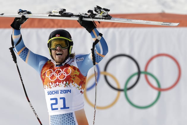 Olympic Alpine Skiing 2014: Men's Super-G Results, Medal Winners and Times
