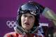 Lindsey Jacobellis of the United States reacts after winning the small final of the women's snowboard cross at the Rosa Khutor Extreme Park, at the 2014 Winter Olympics, Sunday, Feb. 16, 2014, in Krasnaya Polyana, Russia. (AP Photo/Andy Wong)