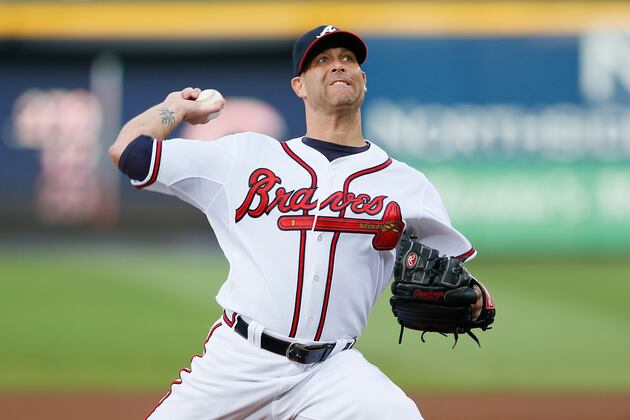 Hudson Throws Bullpen Session with Giants