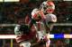 MIAMI GARDENS, FL - JANUARY 03: Martavis Bryant #1 of the Clemson Tigers catches a touchdown against Armani Reeves #26 of the Ohio State Buckeyes in the second quarter during the Discover Orange Bowl at Sun Life Stadium on January 3, 2014 in Miami Gardens, Florida. (Photo by Chris Trotman/Getty Images)