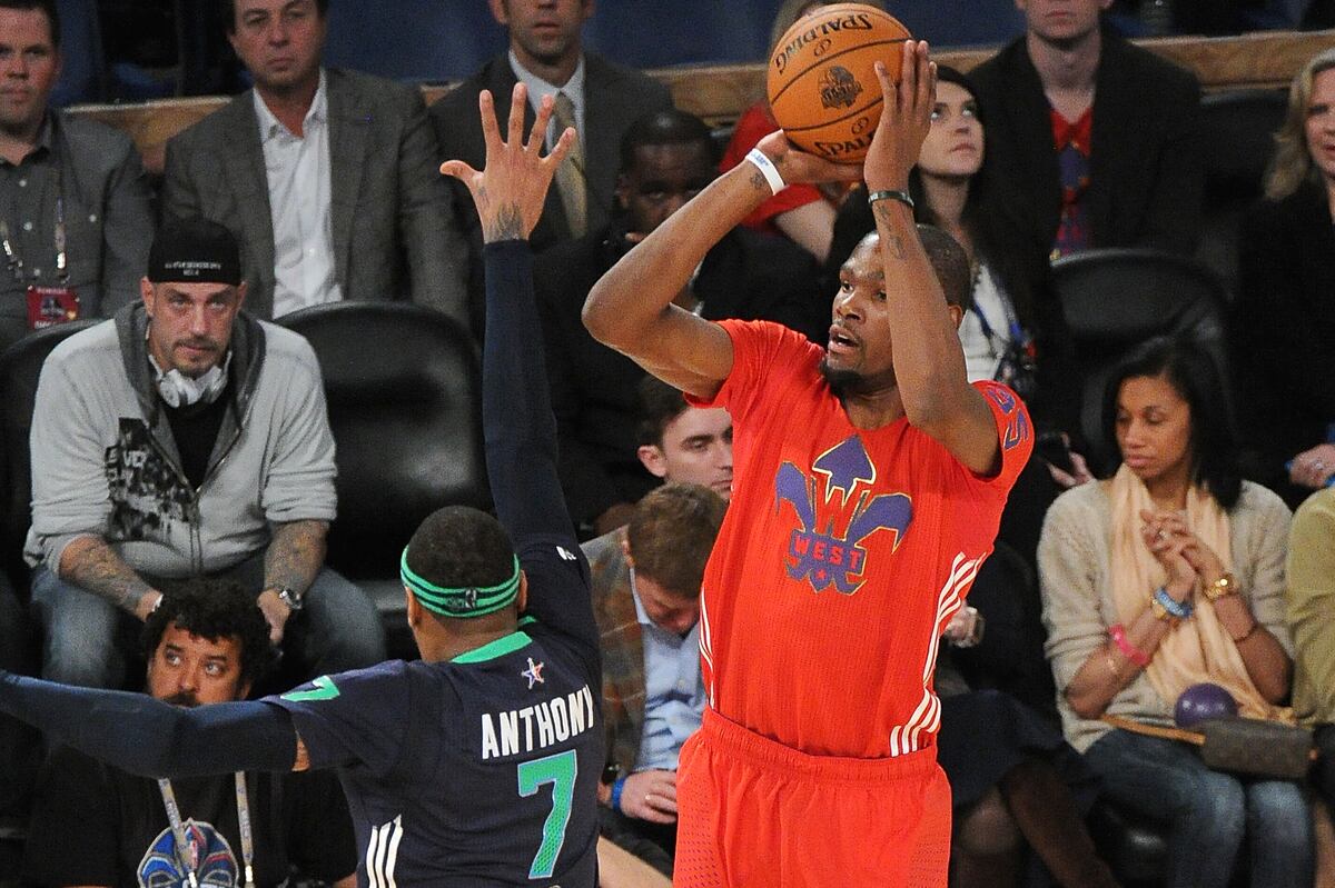 Kevin Durant Pushes NBA AllStar Scoring Average, Already