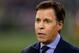 ARLINGTON, TX - OCTOBER 13: NBC sportscaster Bob Costas works on the sidelines before the Dallas Cowboys take on the Washington Redskins at AT&T Stadium on October 13, 2013 in Arlington, Texas. (Photo by Tom Pennington/Getty Images)