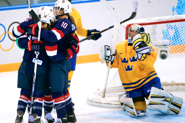 USA vs. Sweden Women's Hockey: Score and Recap from 2014 Winter Olympics