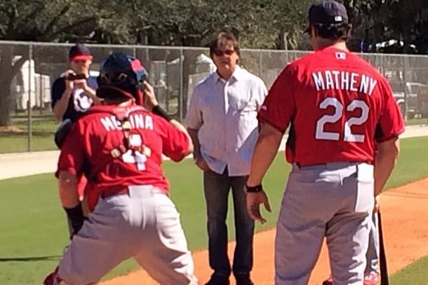 Instagram: Matheny, Molina, LaRussa in Spring