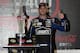 DAYTONA BEACH, FL - JULY 06: Jimmie Johnson, driver of the #48 Lowe's Dover White Chevrolet, poses in victory lane after winning the NASCAR Sprint Cup Series Coke Zero 400 at Daytona International Speedway on July 6, 2013 in Daytona Beach, Florida. (Photo by Tom Pennington/Getty Images)