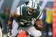 EAST RUTHERFORD, NJ - NOVEMBER 03: Austin Howard #77 of the New York Jets in action against the New Orleans Saints during their game at MetLife Stadium on November 3, 2013 in East Rutherford, New Jersey. (Photo by Al Bello/Getty Images)