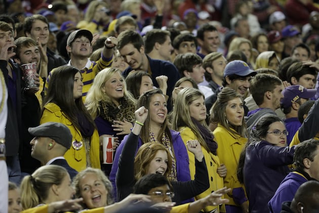 Tiger Fans Voted Tops Among SEC Student Sections