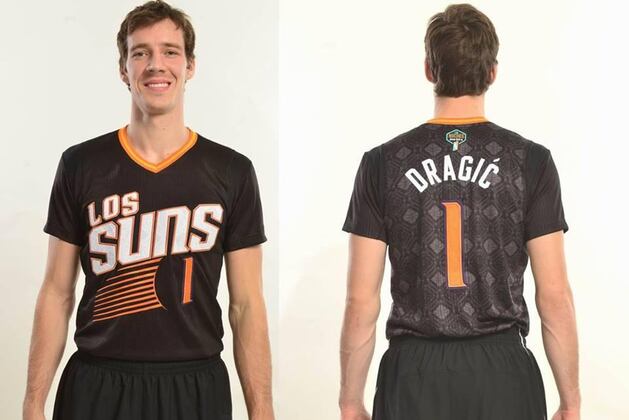 Goran Dragic Models 'Los Suns' Alternate Uniform
