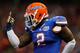 NEW ORLEANS, LA - JANUARY 02: Dominique Easley #2 of the Florida Gators celebrates after sacking Teddy Bridgewater #5 of the Louisville Cardinals in the first quarter of the Allstate Sugar Bowl at Mercedes-Benz Superdome on January 2, 2013 in New Orleans, Louisiana. (Photo by Kevin C. Cox/Getty Images)