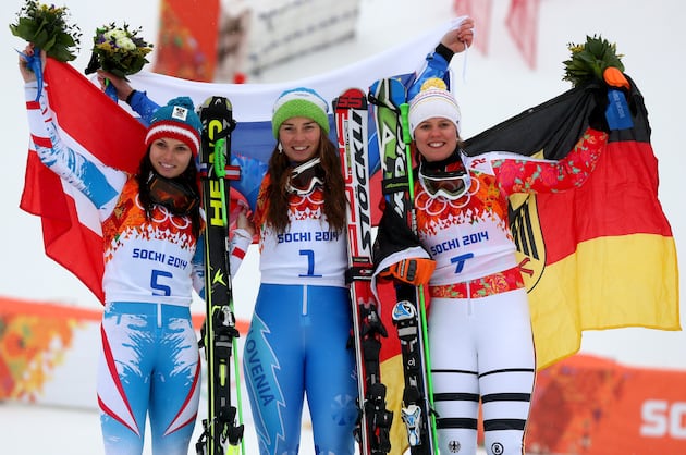 Olympic Women's Giant Slalom Results 2014: Alpine Skiing Medal Winners and Times