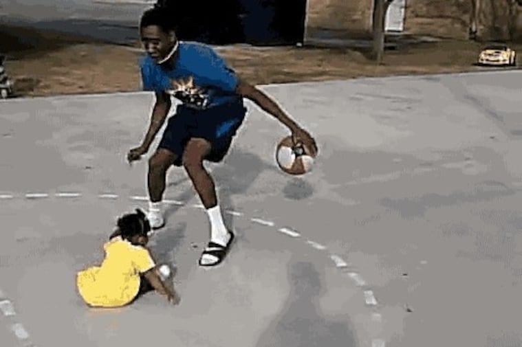 Baby Lacks Defensive Skills, Gets Ankles Broken