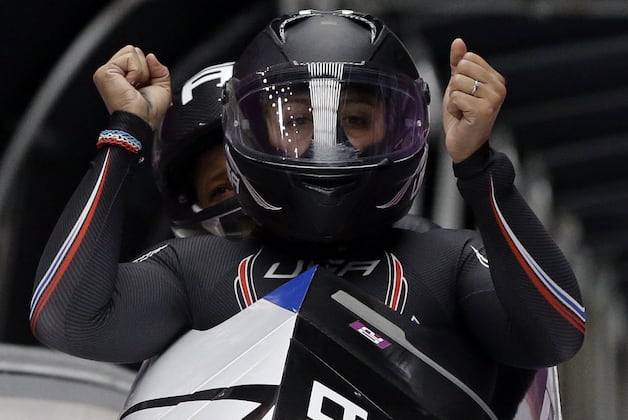Bobsled Results and Times from Olympic 2014 Women's 2-Man Runs 1 and 2