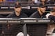 SAN FRANCISCO, CA - SEPTEMBER 04: Matt Cain #18 of the San Francisco Giants (left) and Madison Bumgarner #40 of the San Francisco Giants watch the game against the Arizona Diamondbacks from the dugout at AT&T Park on September 4, 2012 in San Francisco, California. (Photo by Tony Medina/Getty Images)