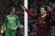 Messi celebrates after netting the opener.