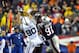 Tight coverage like this by Jamie Collins helped limit the Colts to less than 50 percent completion percentage in the AFC Divisional Playoff game.