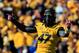COLUMBIA, MO - OCTOBER 19: Defensive lineman Kony Ealy #47 of the Missouri Tigers reacts after a sack of quarterback Tyler Murphy #3 of the Florida Gator sduring the game at Faurot Field/Memorial Stadium on October 19, 2013 in Columbia, Missouri. (Photo by Jamie Squire/Getty Images)