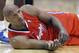 FILE - In this March 26, 2013, file photo, Los Angeles Clippers' Lamar Odom looks on from the court during an NBA basketball game in Dallas. Former NBA player Lamar Odom pleaded no contest to a drunken driving charge Monday, Dec. 12, 2013, and accepted a sentence of three years’ probation and three months of alcohol abuse treatment. (AP Photo/Brandon Wade, File)