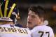 Michigan's senior pair of draft-eligible tackles, Taylor Lewan (R) and Michael Schofield.