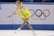 Polina Edmunds of the United States competes in the women's short program figure skating competition at the Iceberg Skating Palace during the 2014 Winter Olympics, Wednesday, Feb. 19, 2014, in Sochi, Russia. (AP Photo/Bernat Armangue)