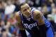 Dallas Mavericks' Shawn Marion watches a free throw in the second half of an NBA basketball game against the Minnesota Timberwolves, Monday, Dec. 30, 2013, in Minneapolis. The Mavericks won 100-98. (AP Photo/Jim Mone)