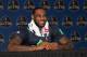NEW ORLEANS, LA - FEBRUARY 16: LeBron James #6 of the Eastern Conference All-Stars talks to the media following the 2014 NBA All-Star Game at Smoothie King Center on February 16, 2014 in New Orleans, Louisiana. NOTE TO USER: User expressly acknowledges and agrees that, by downloading and/or using this photograph, user is consenting to the terms and conditions of the Getty Images License Agreement. Mandatory Copyright Notice: Copyright 2014 NBAE (Photo by Ray Amati/NBAE via Getty Images)