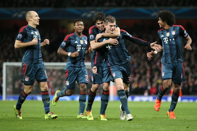 Arsenal vs. Bayern Munich: Live Player Ratings for Both Teams
