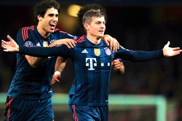 Toni Kroos Is Bayern Munich's Star as Arsenal Wilt Under Weight of His Passing